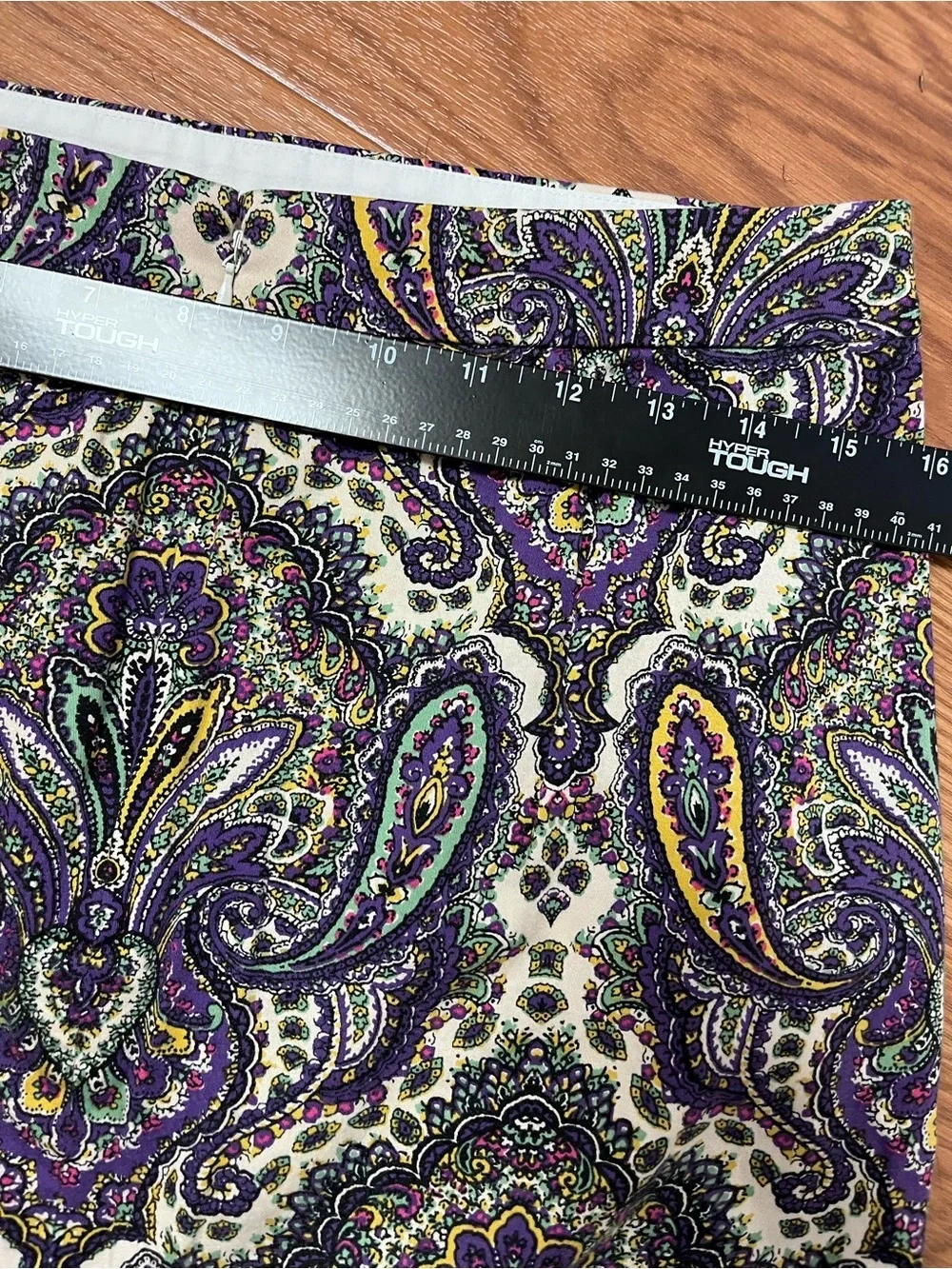J.Crew Pencil Skirt Women’s Sz 4 Multicolor Paisley Print Classic Bohemian